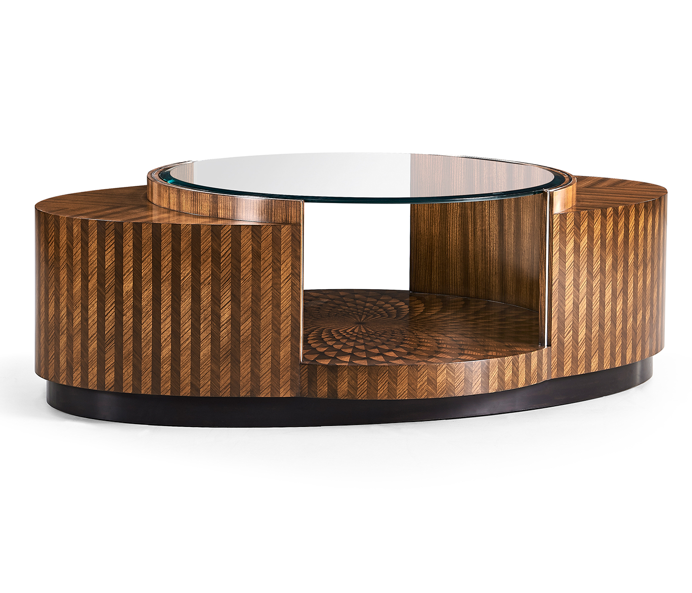 Feather Inlay Coffee Table