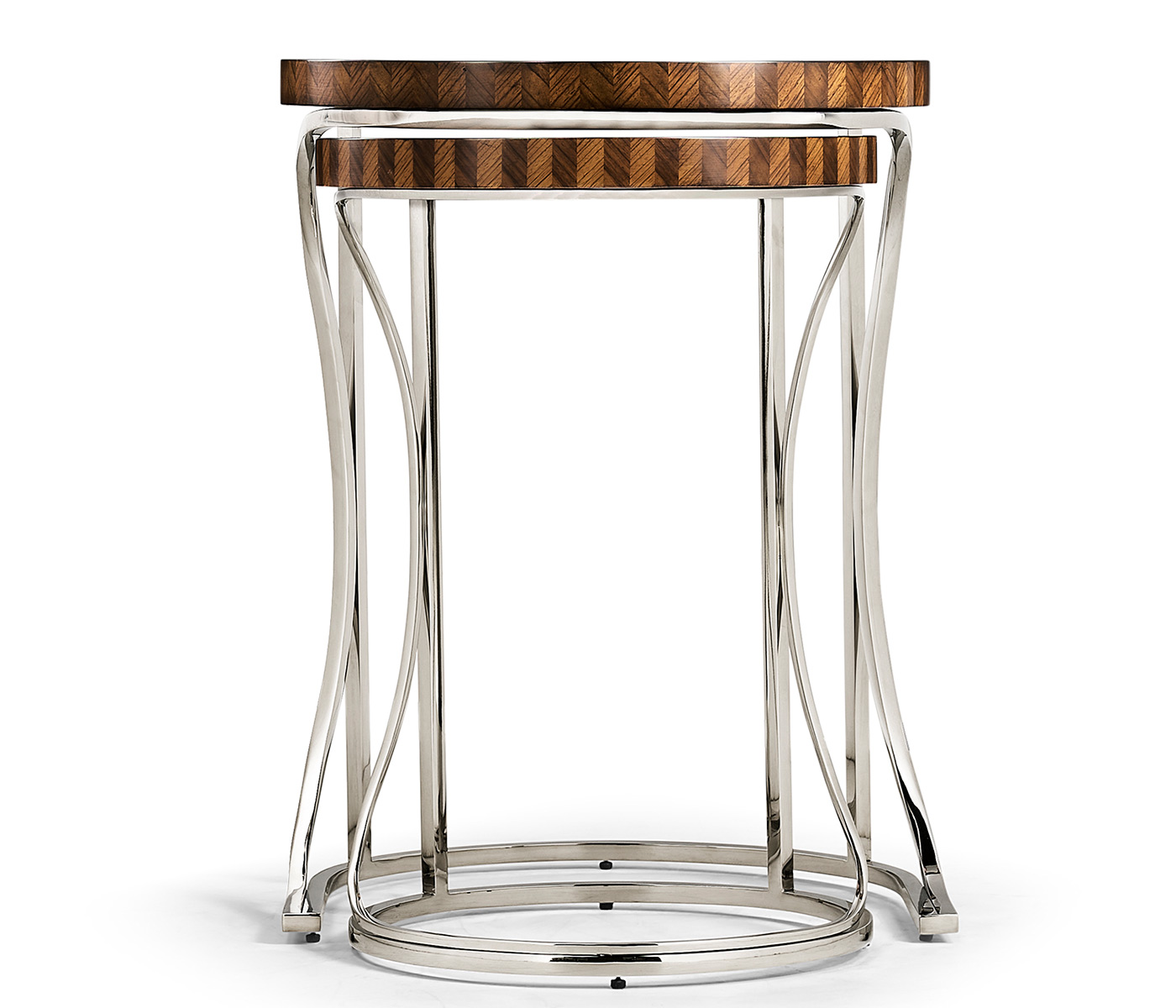 Feather Inlay Nest of Tables
