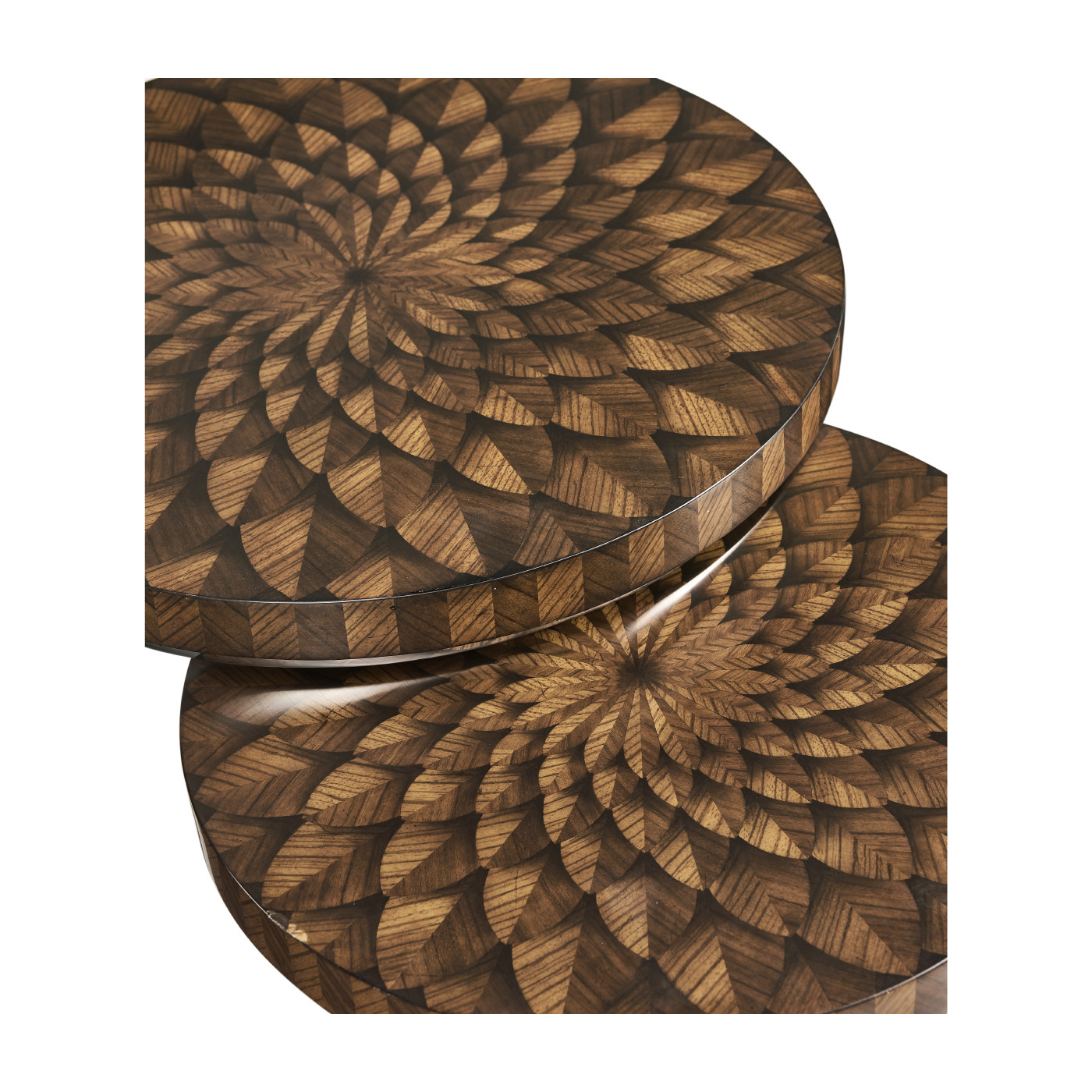 Feather Inlay Nest of Tables