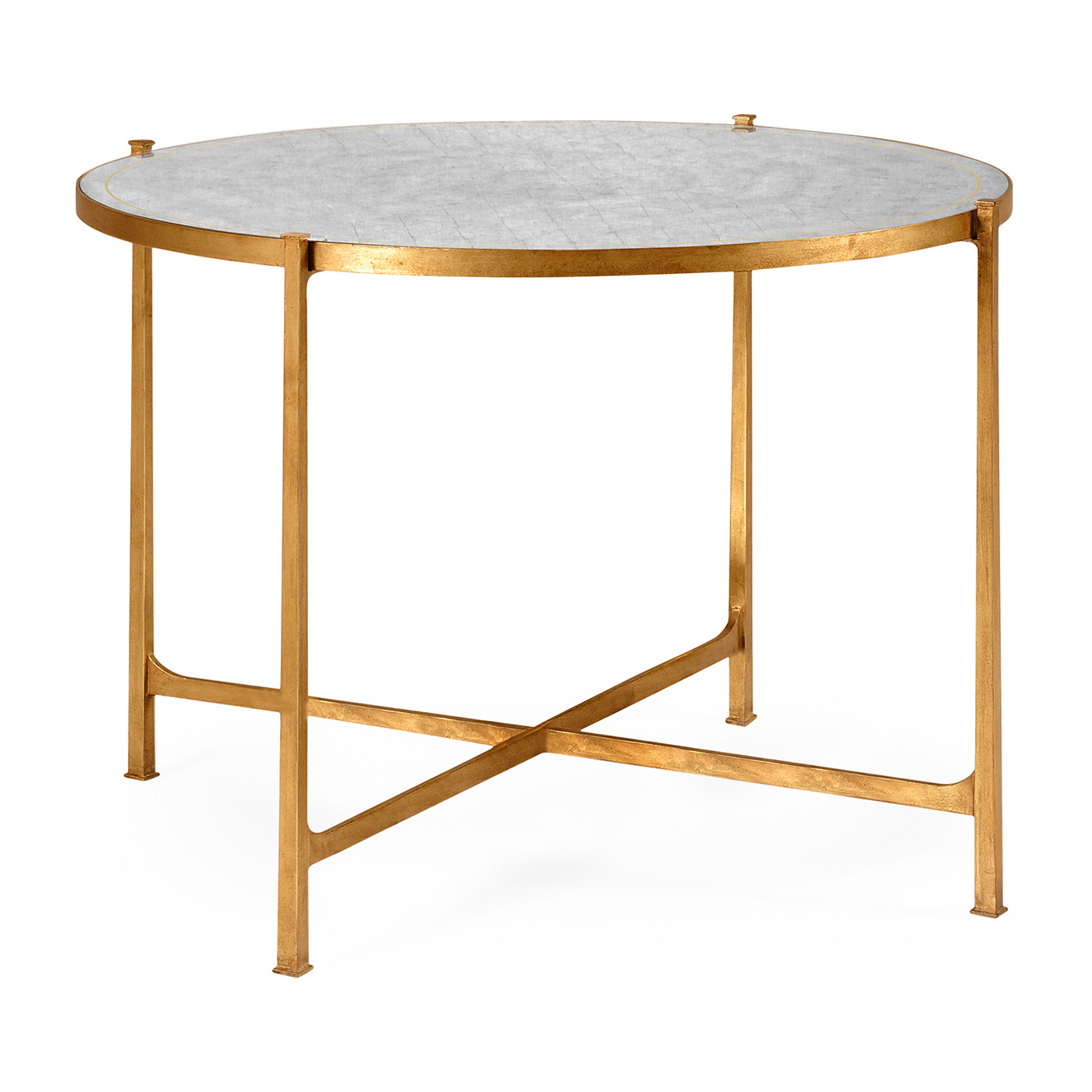 Transitional gilded centre table