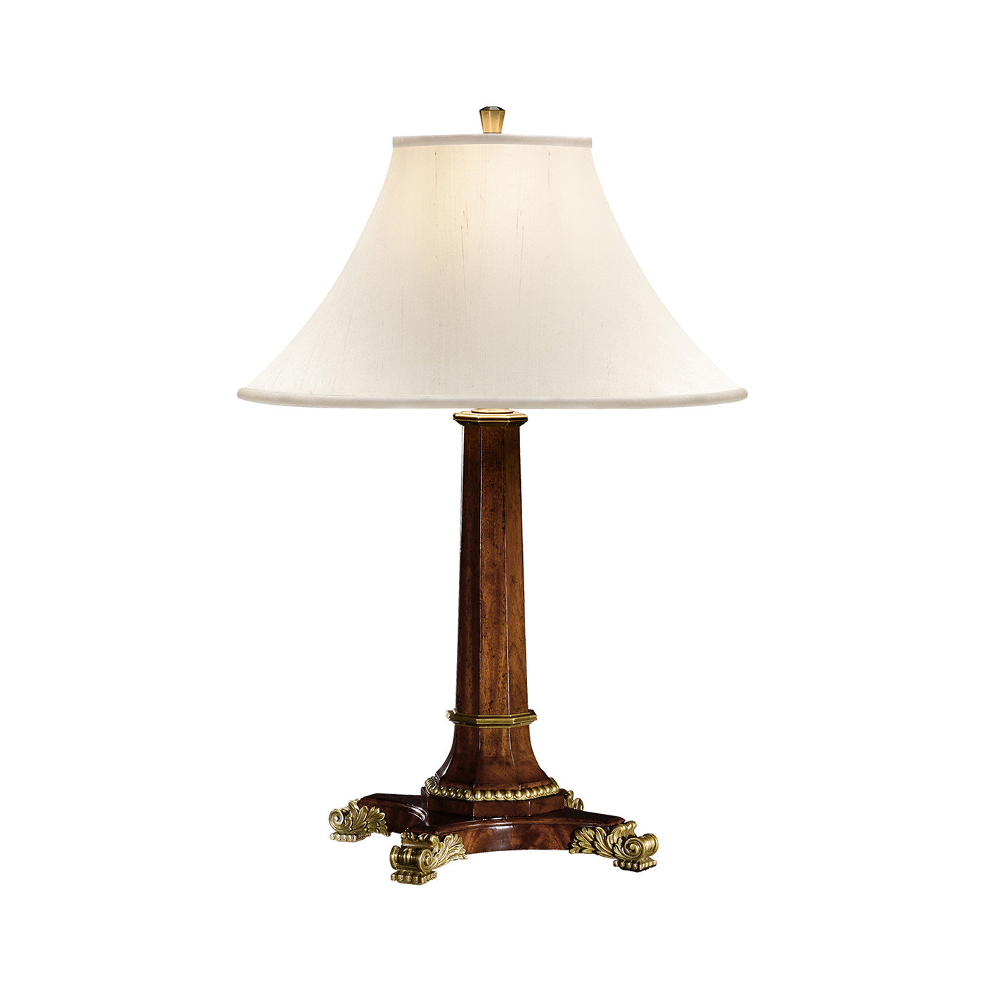 Empire Style Mahogany Table Lamp