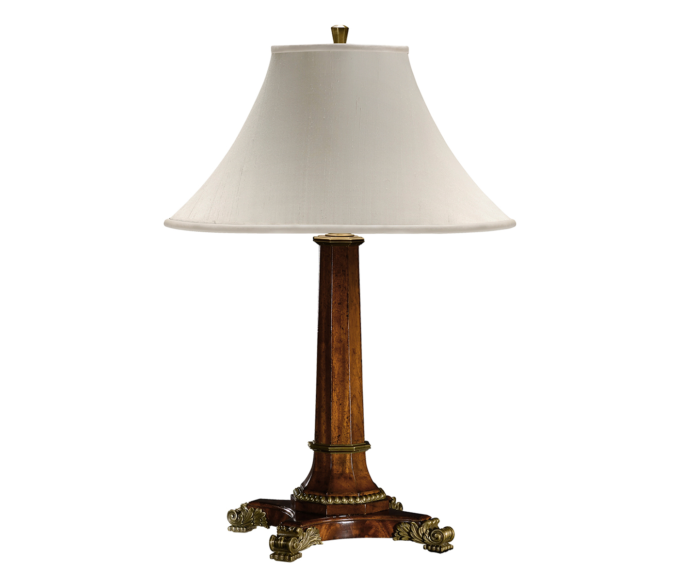 Empire Style Mahogany Table Lamp