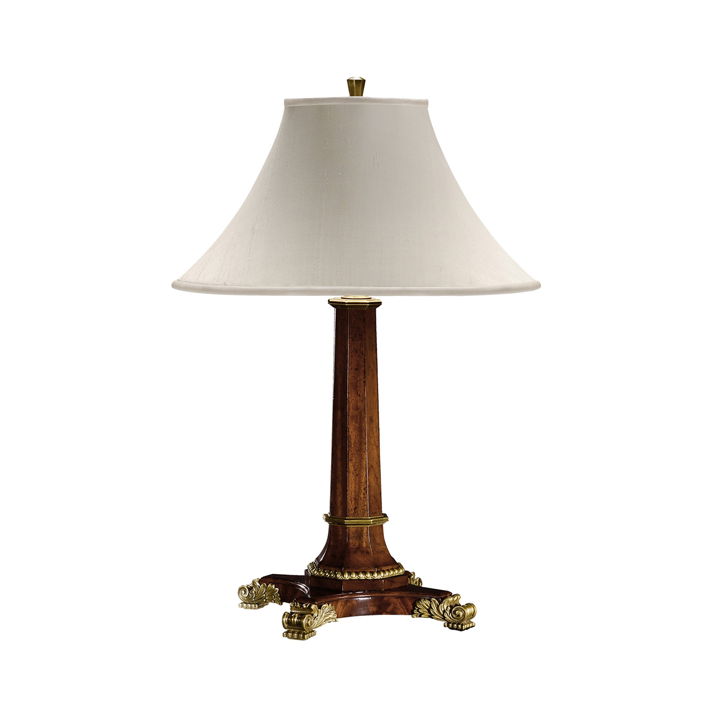 Empire Style Mahogany Table Lamp