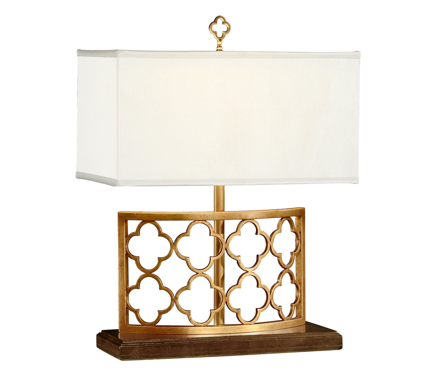 Gilded Gothic Trellis Table Lamp