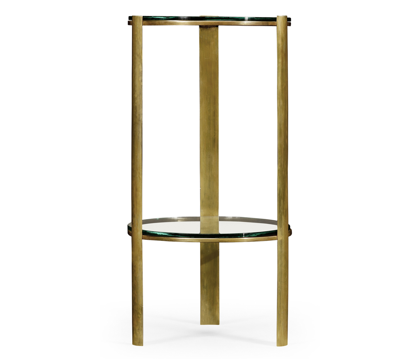 Cosmo Antique Brass Drinks Table