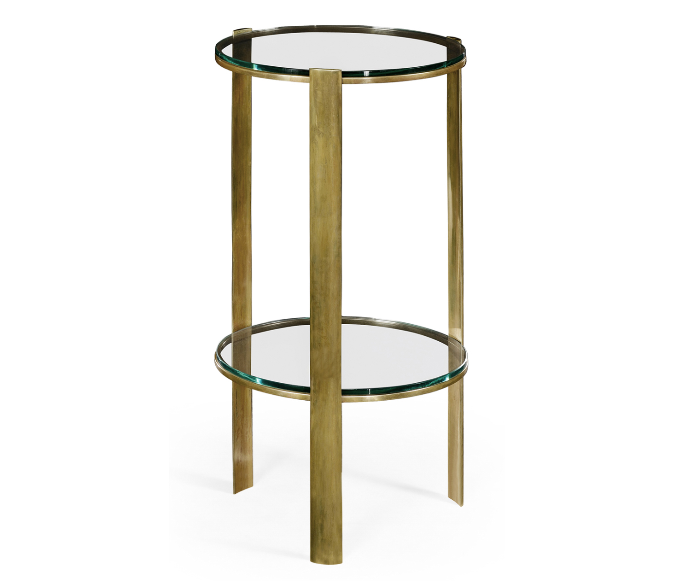 Cosmo Antique Brass Drinks Table