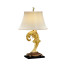Asymmetric Gilded Leaf Table Lamp