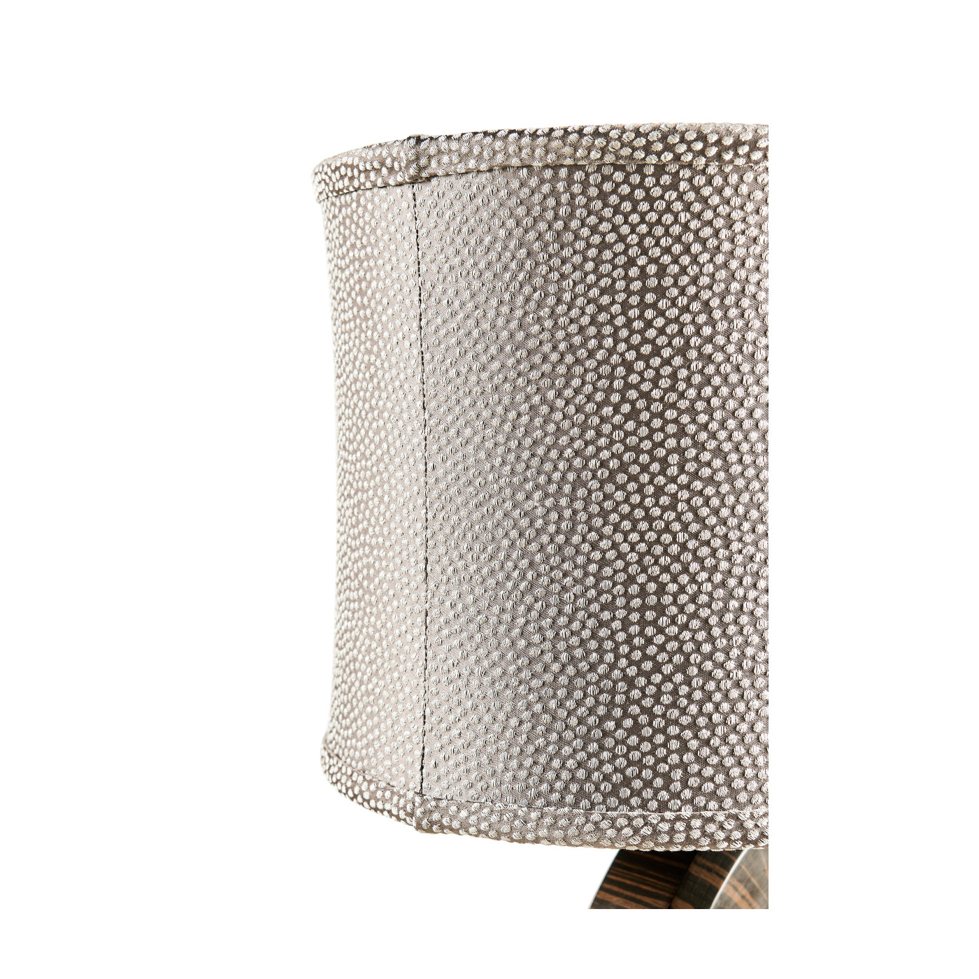 Porthole Faux Macassar Table Lamp