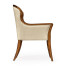 Low Curved Back Dining Arm Chair