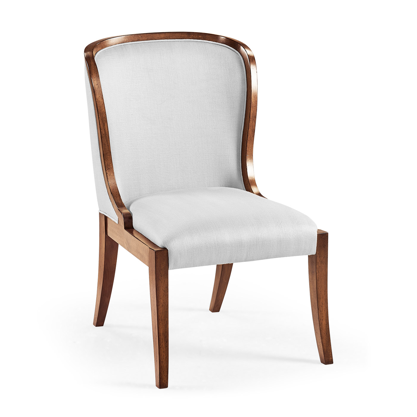 Low Curved Back Dining Side Chair