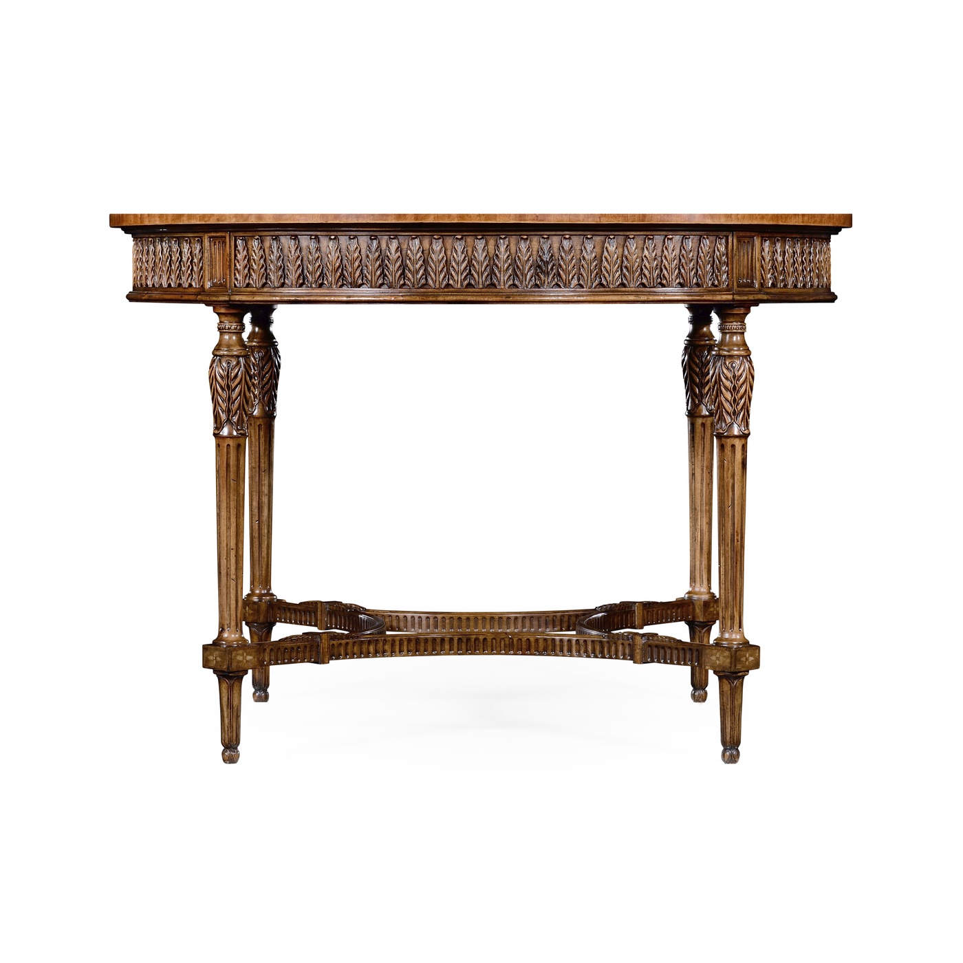 Napoleon III style circular centre table with fine inlay