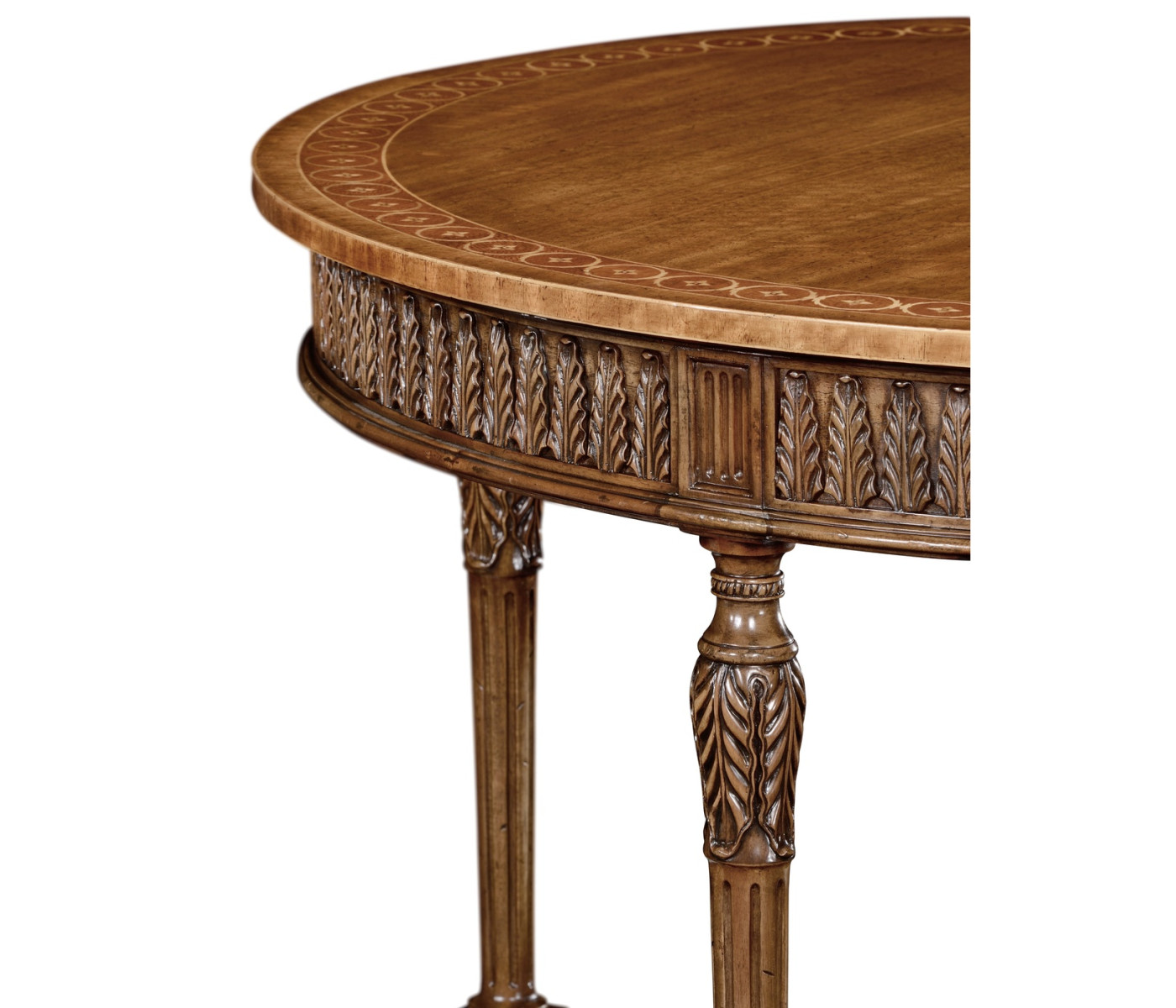 Napoleon III style circular centre table with fine inlay
