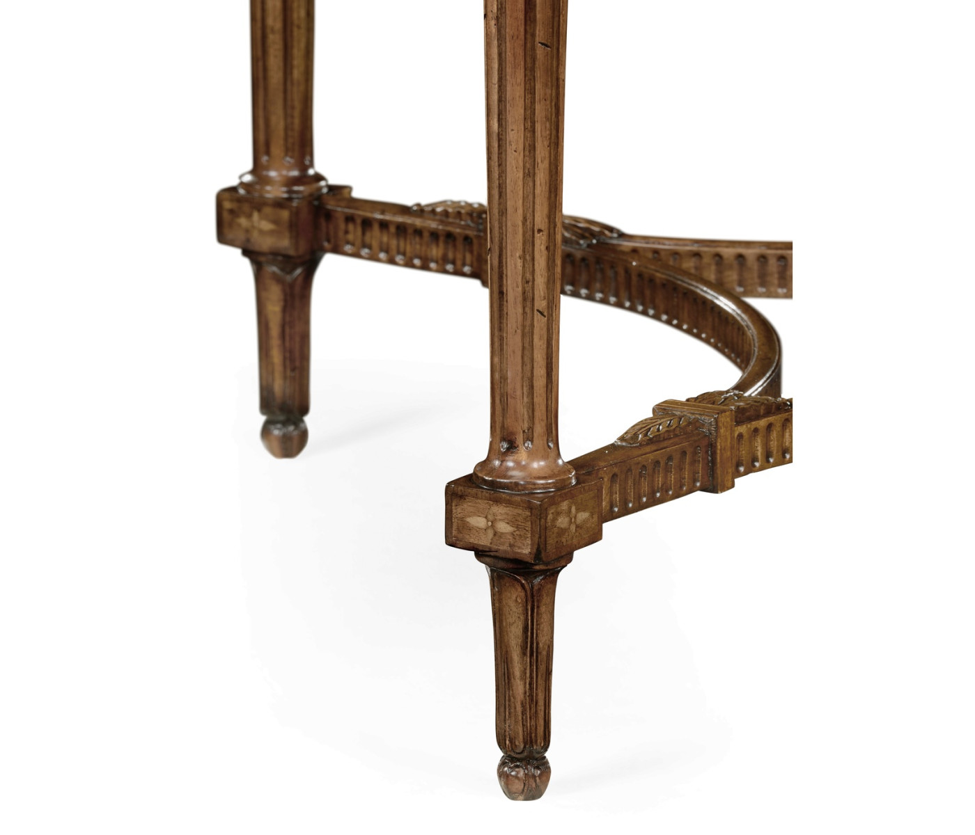 Napoleon III style circular centre table with fine inlay