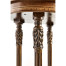 Napoleon III style oval wine table with fine inlay