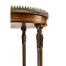 Napoleon III style lamp table with fine brass gallery