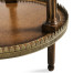 Napoleon III style lamp table with fine brass gallery