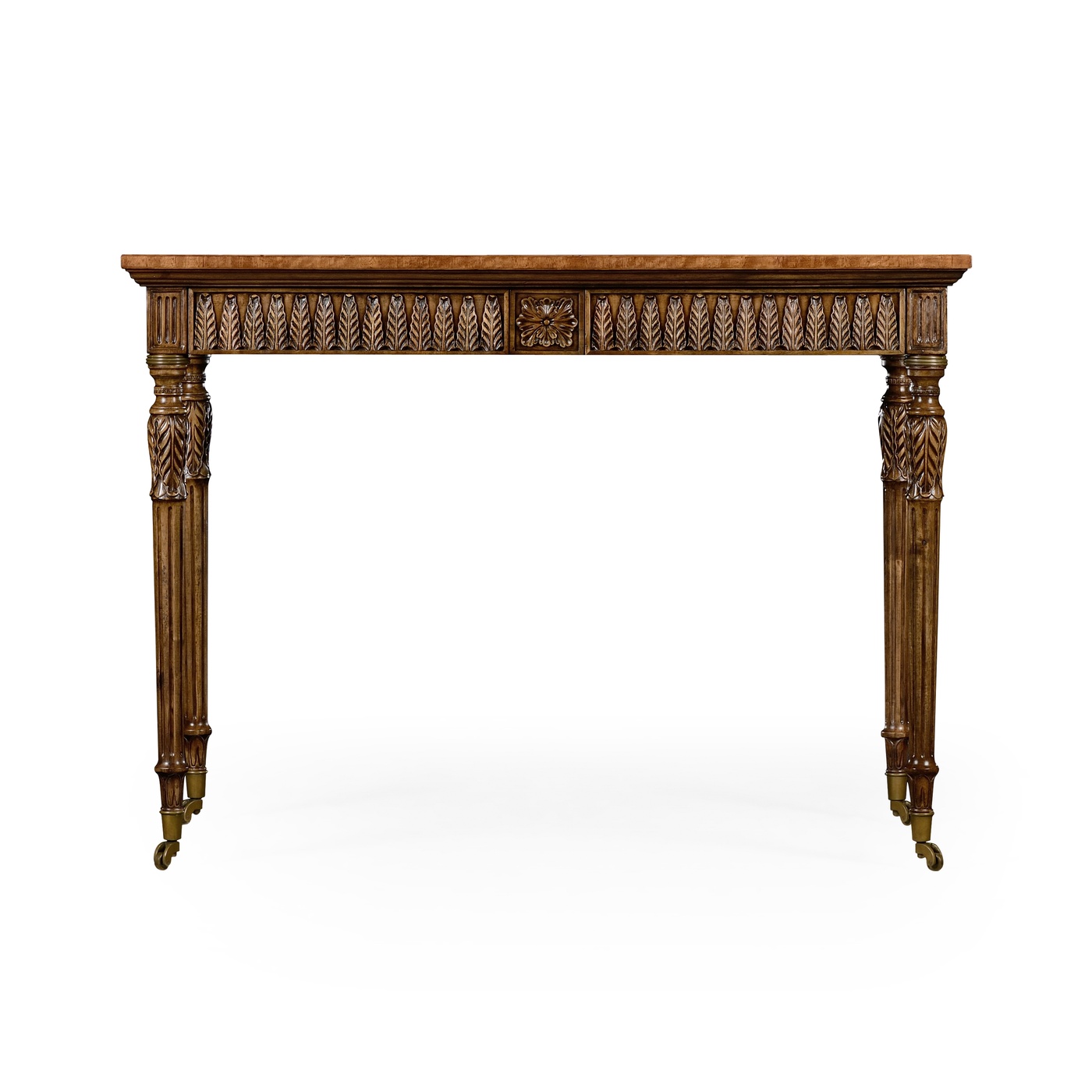 Napoleon III style bureau plat with fine inlay