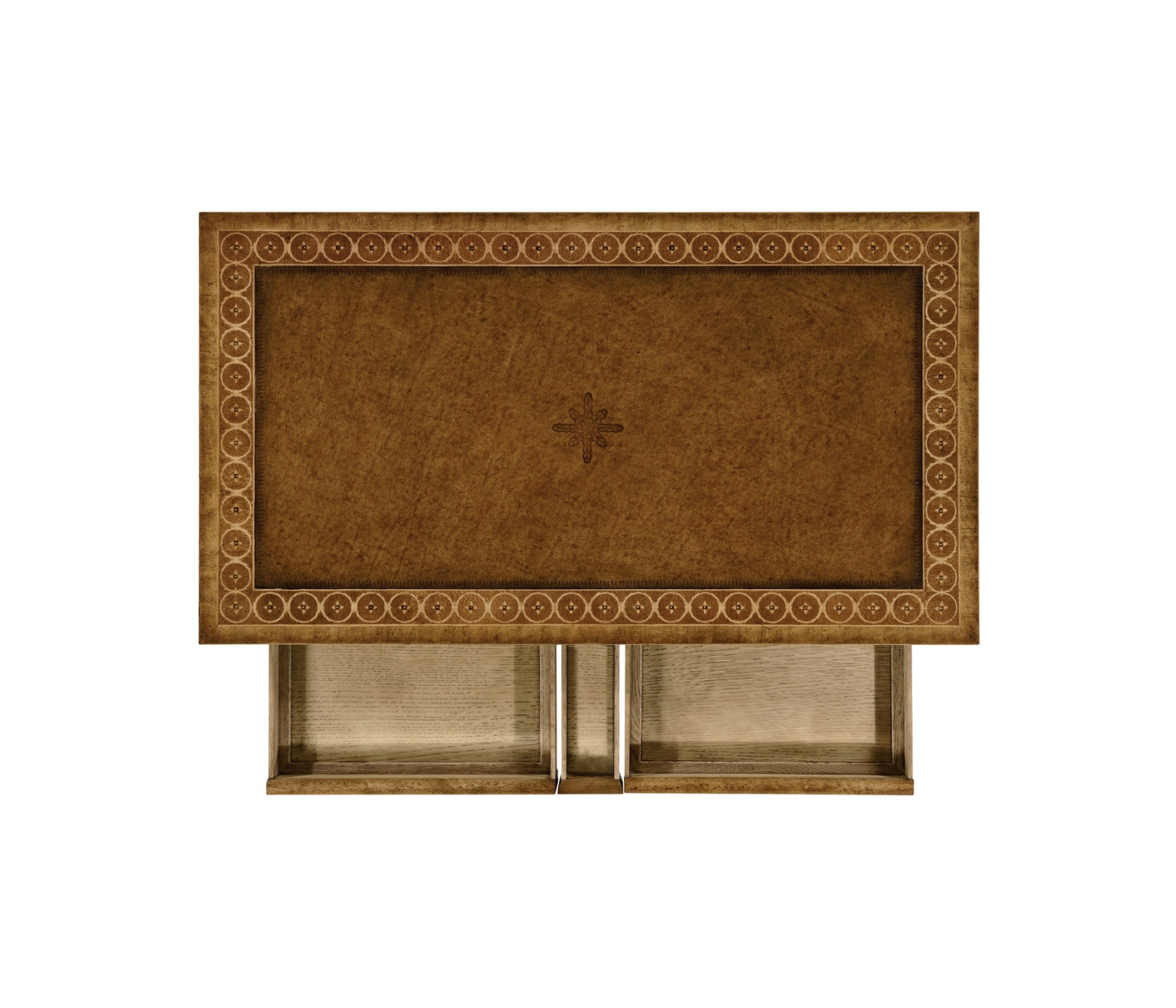 Napoleon III style bureau plat with fine inlay