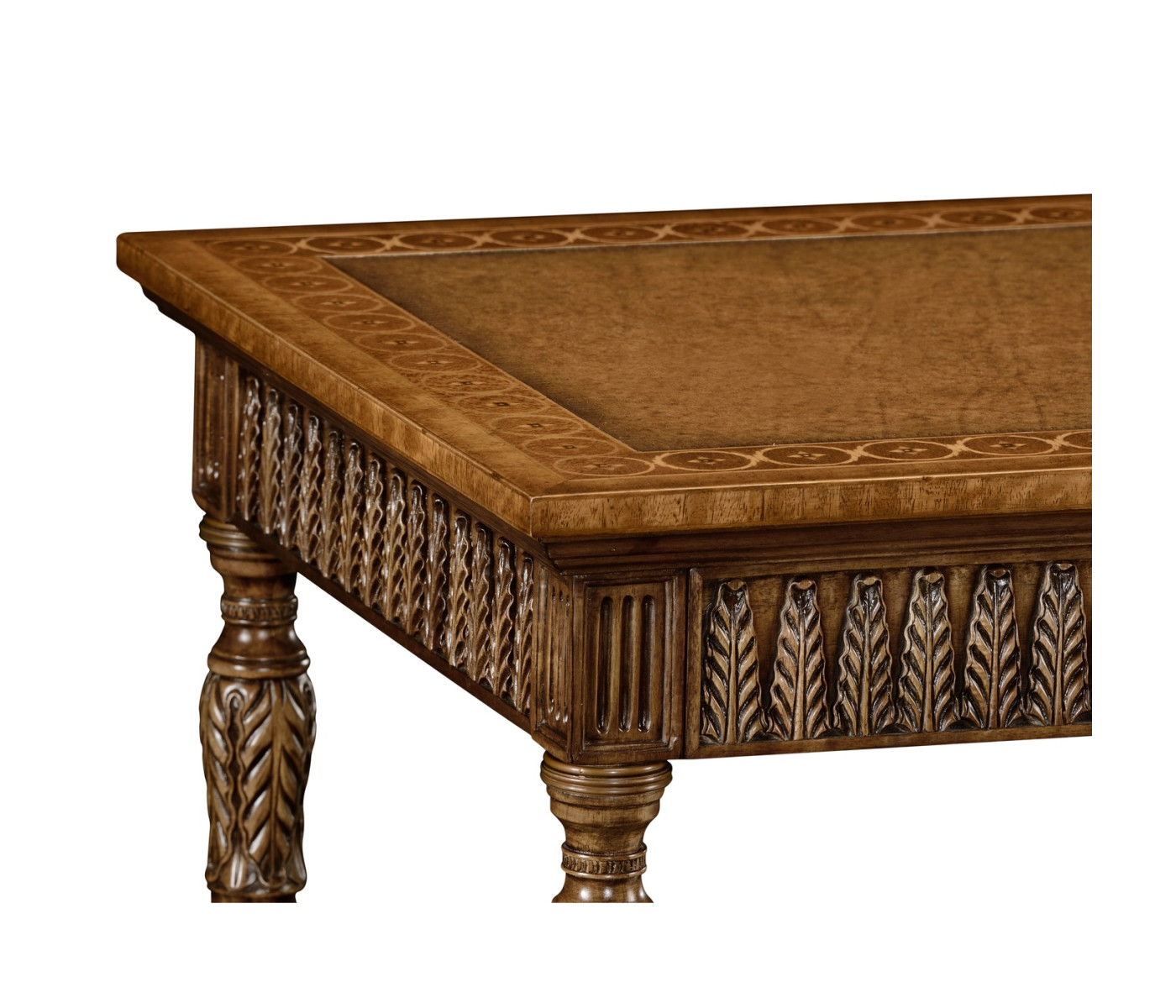 Napoleon III style bureau plat with fine inlay
