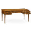 Sheraton style walnut bureau plat