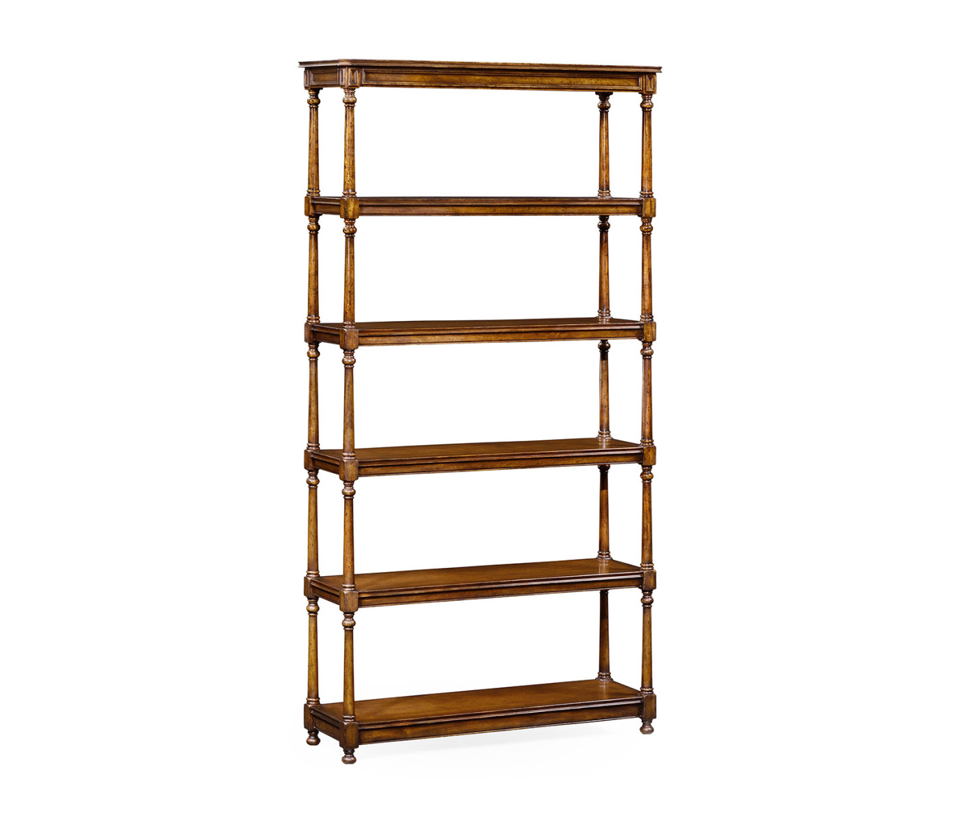 Five Tier Étagère with Double Column Supports