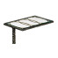 Hammered Antique Black Brass Sofa Drinks Table