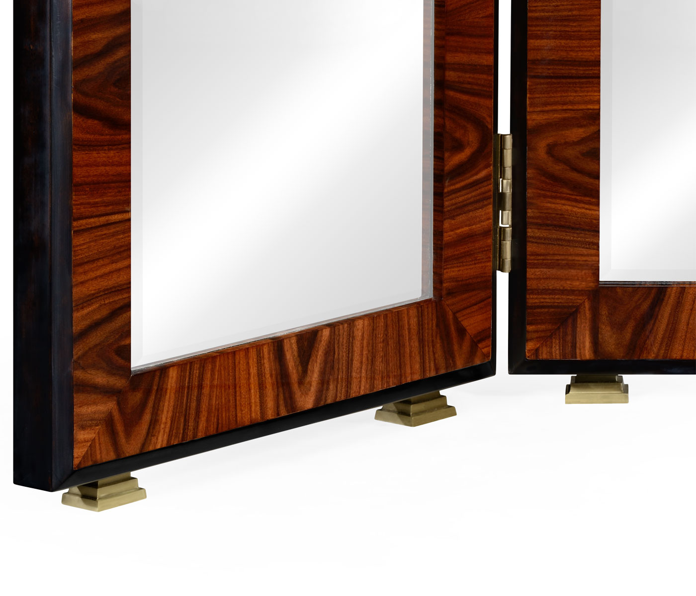 Art Deco style full length triple dressing mirror (High lustre)