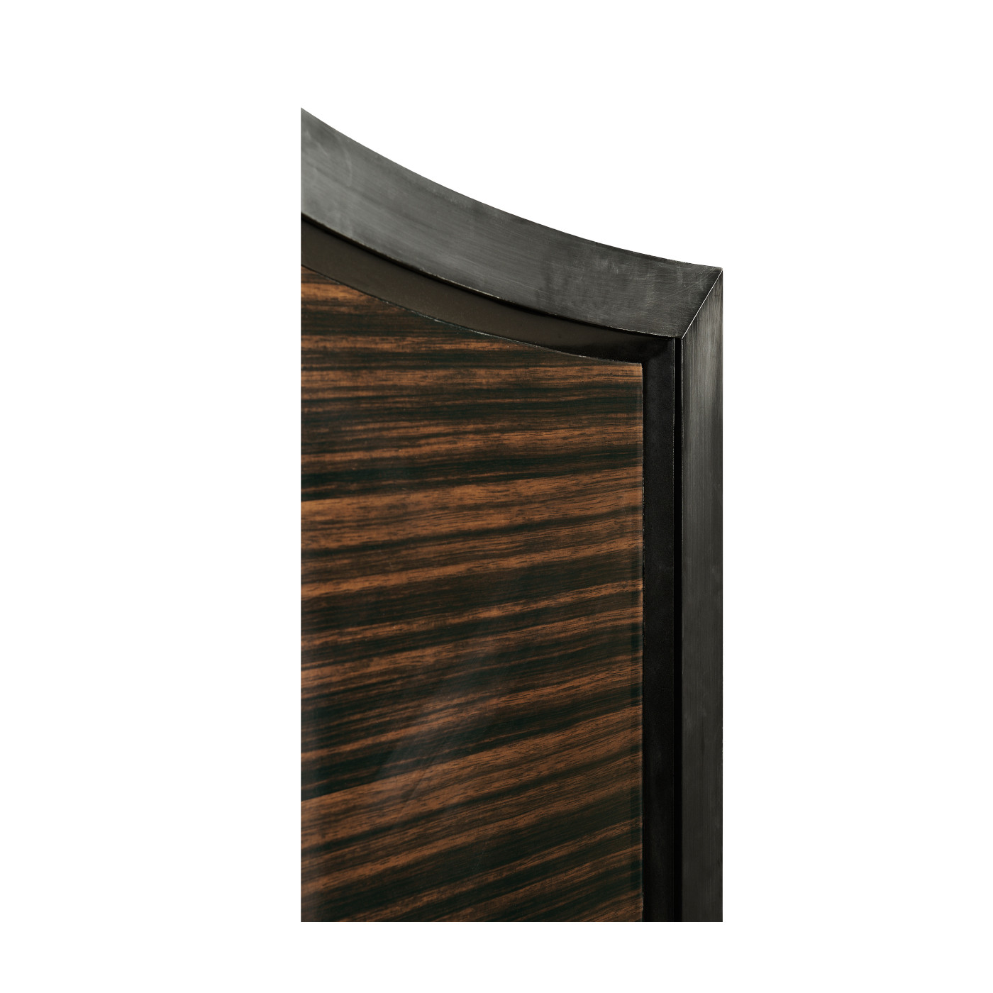 Triple Full Length Art Deco Macassar Ebony High Lustre Mirror