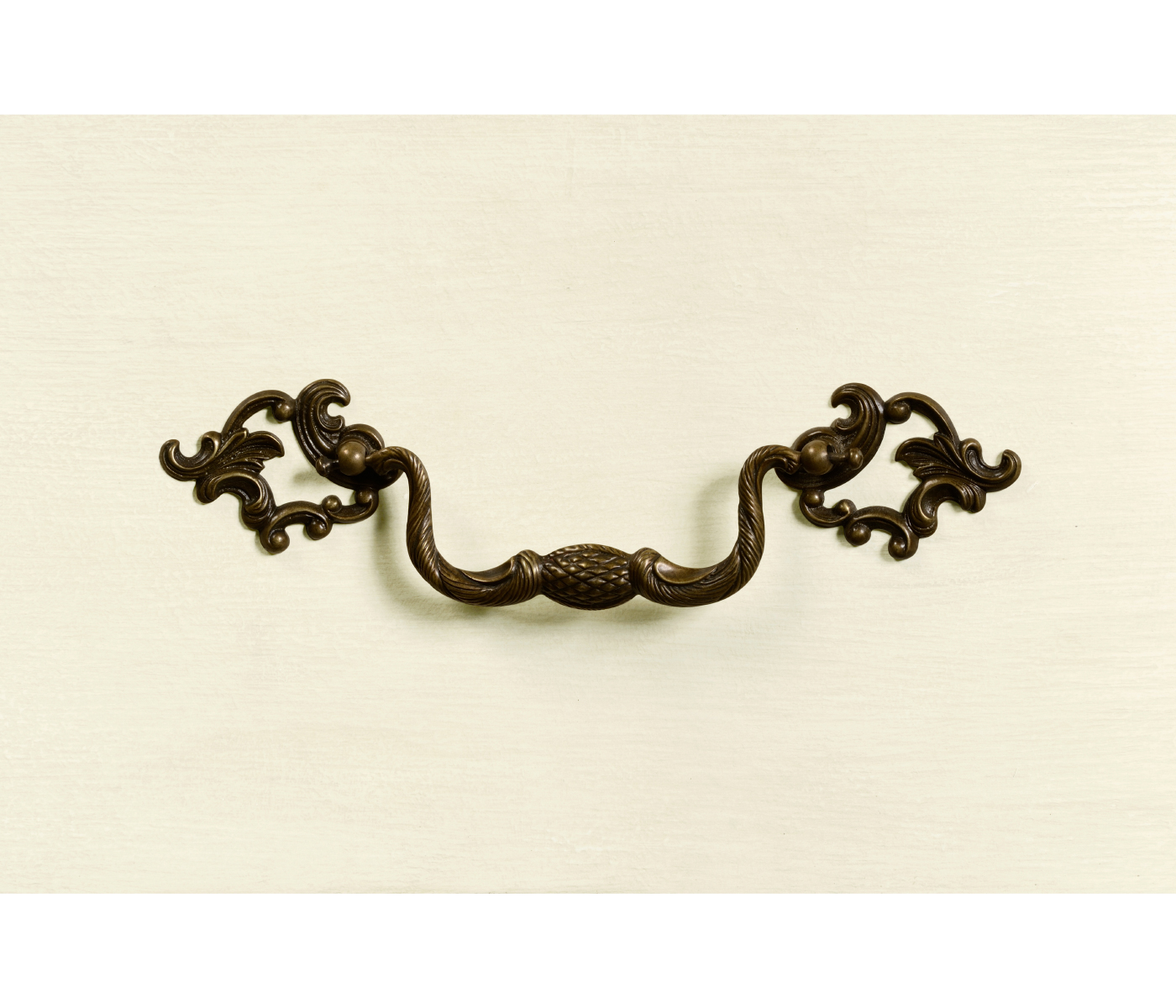 Linen painted French provincial chest of drawers