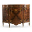 Sheraton Style Bowfront Light Mahogany Commode