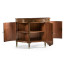 Sheraton Style Bowfront Light Mahogany Commode