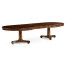 Traditional Mahogany Biedermeier Style Dining Table