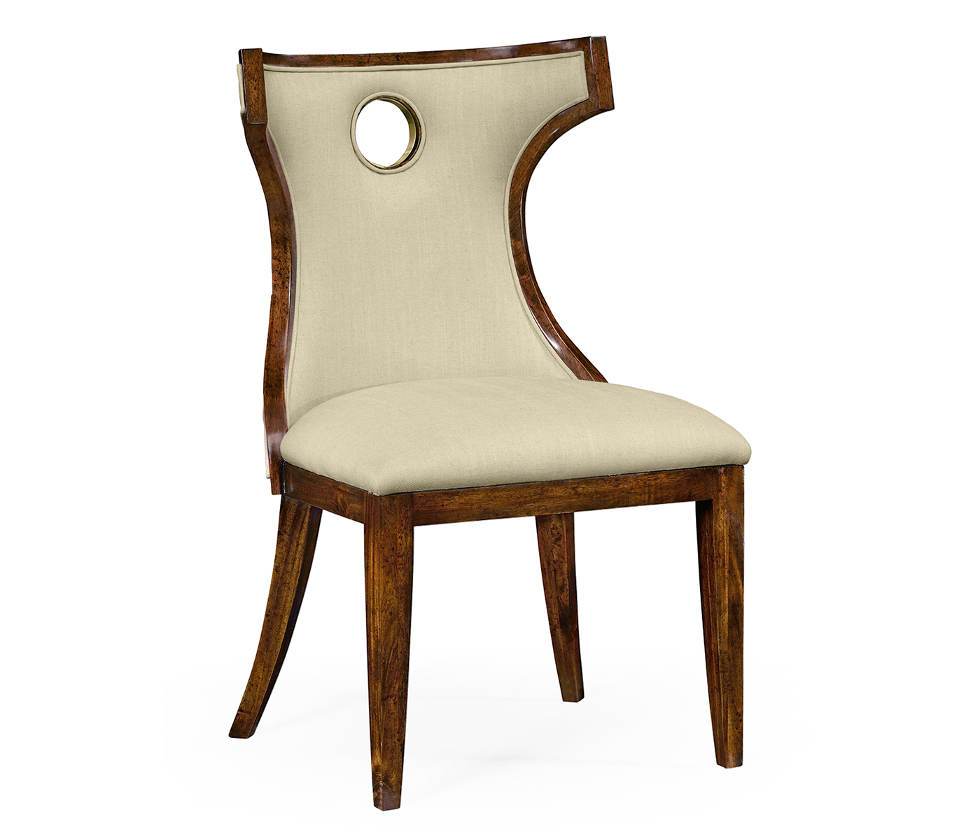 Greek Revival Biedermeier Mahogany Side Chair
