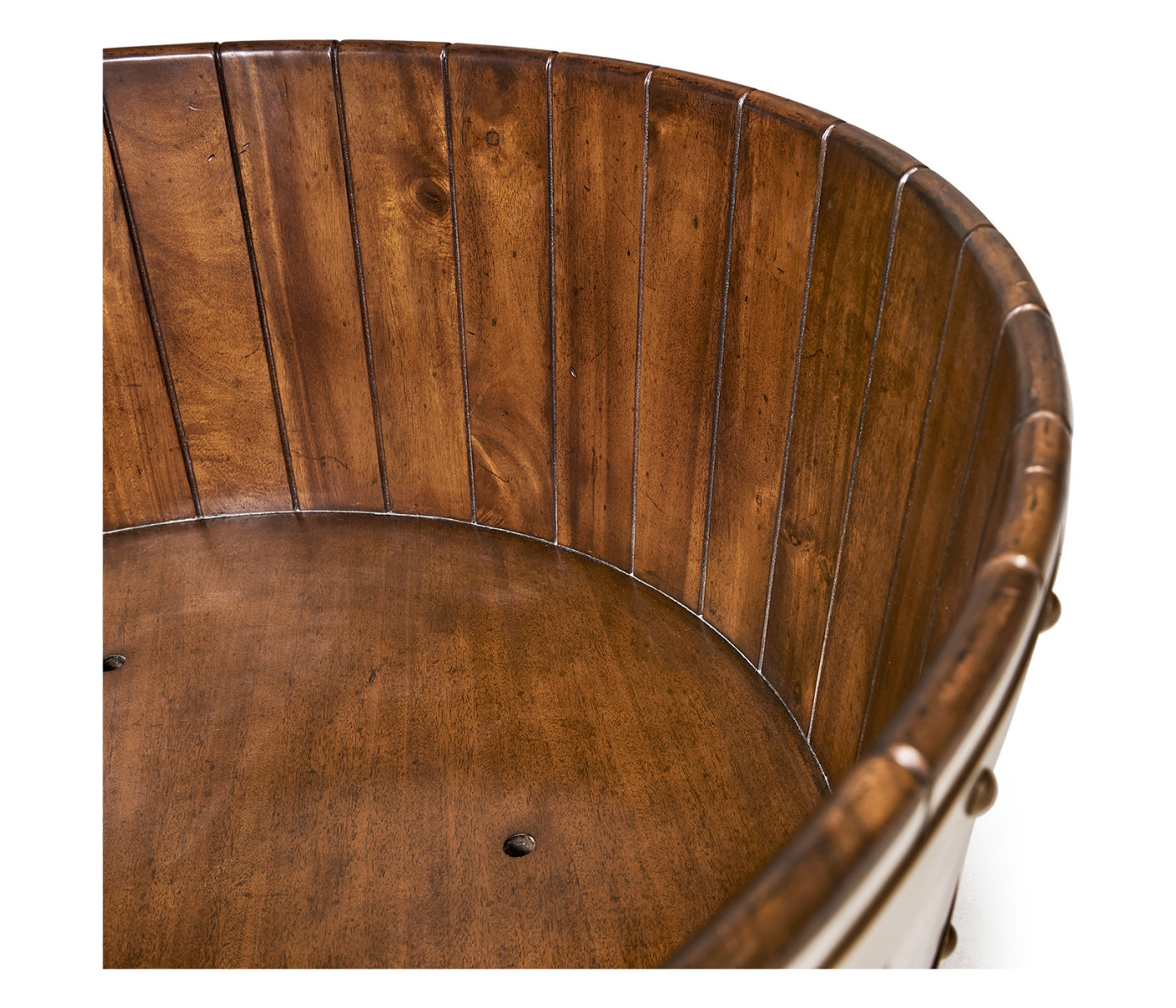 Medium Walnut Wooden Dog Bed