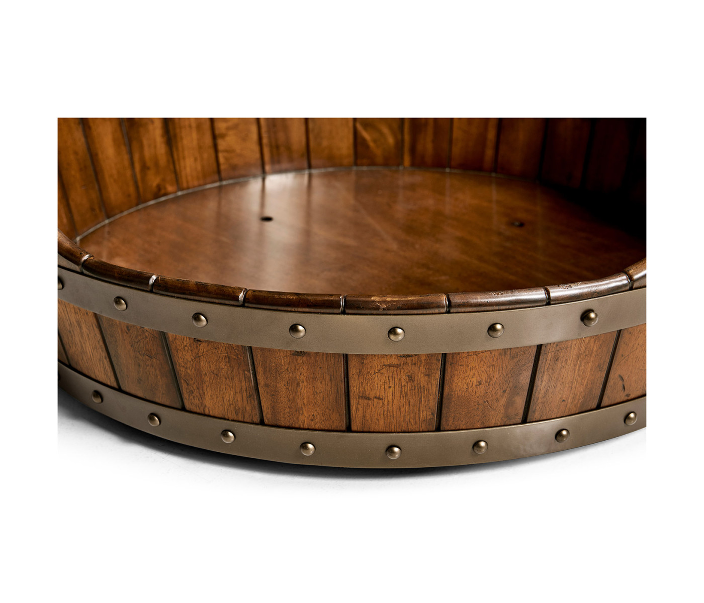 Medium Walnut Wooden Dog Bed