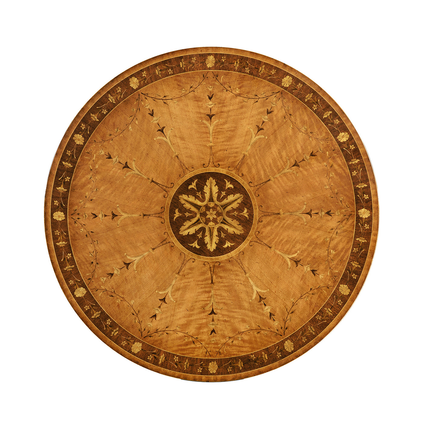 Sheraton style flip top centre table