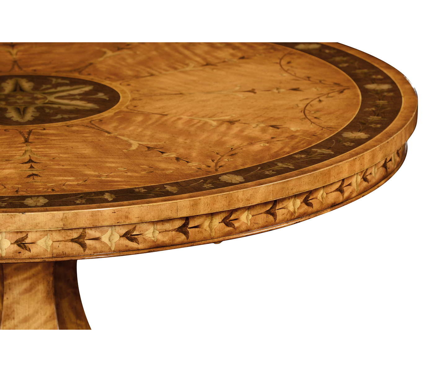 Sheraton style flip top centre table