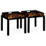 Hand Inlaid Tartan Butler's Tables