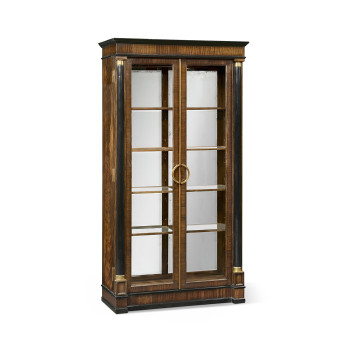 Regency Antique Mahogany Display Cabinet