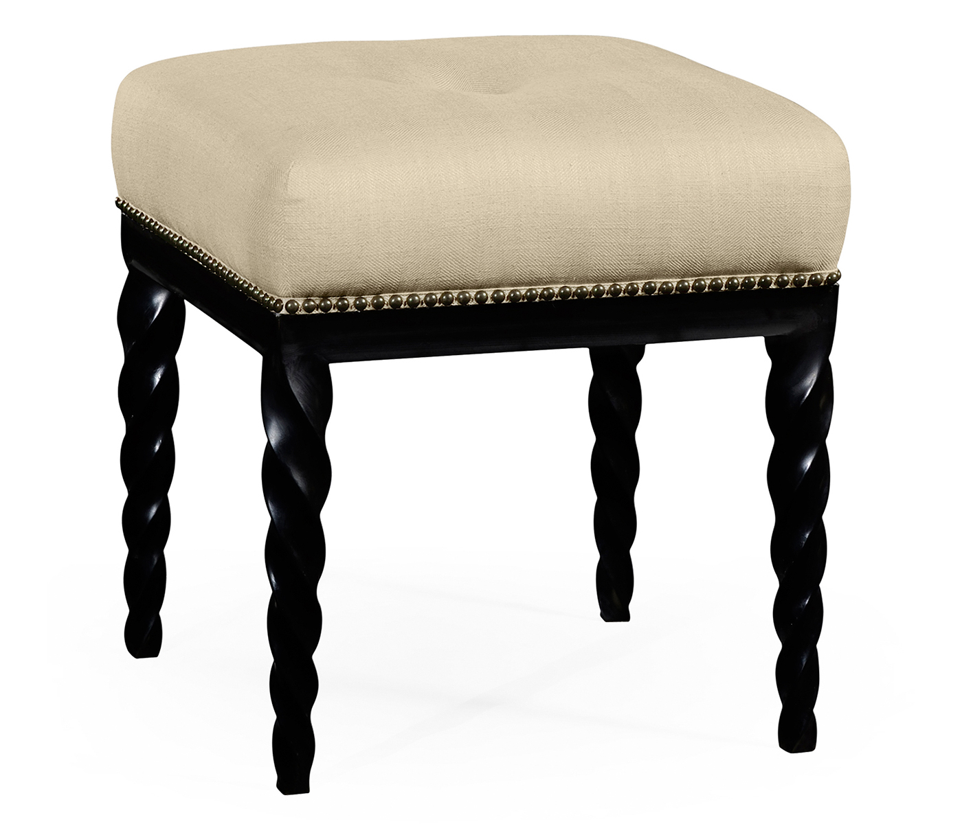 Black Barleytwist Stool