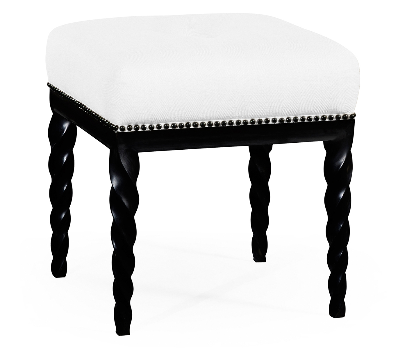 Black Barleytwist Stool