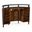 Brown mahogany registration desk (small)