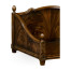Rectangular Four Poster Mahogany Dog Bed
