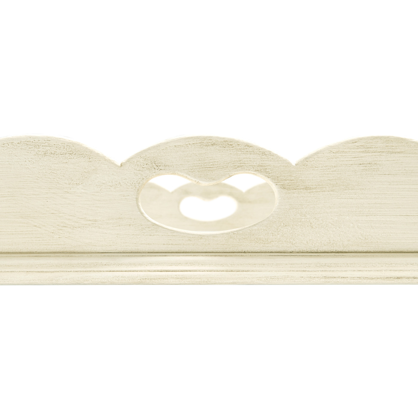 Large Scallopped Linen Tray