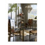 Casual Mid-cent Slung Leather Arm Chair