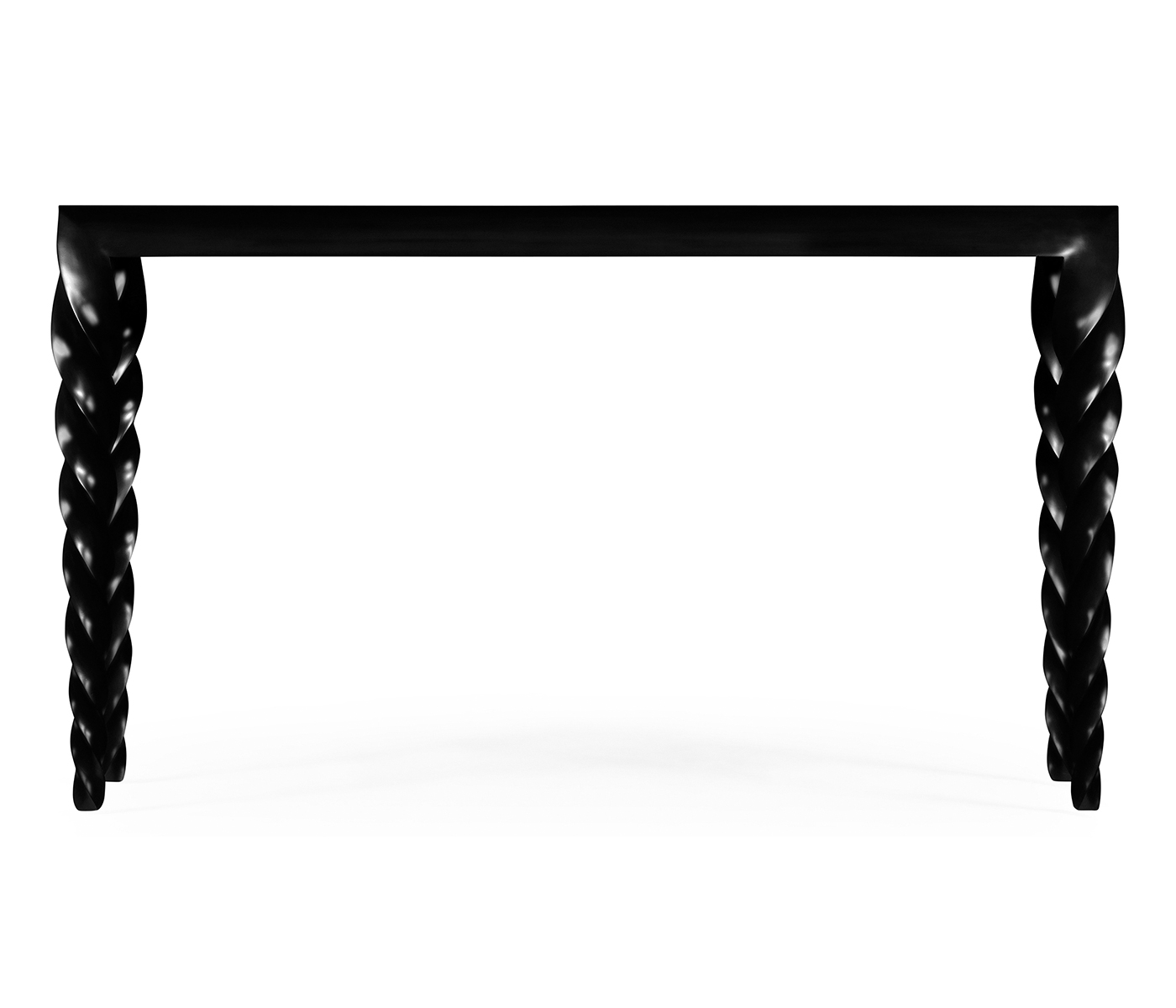 Black Barleytwist Console Table