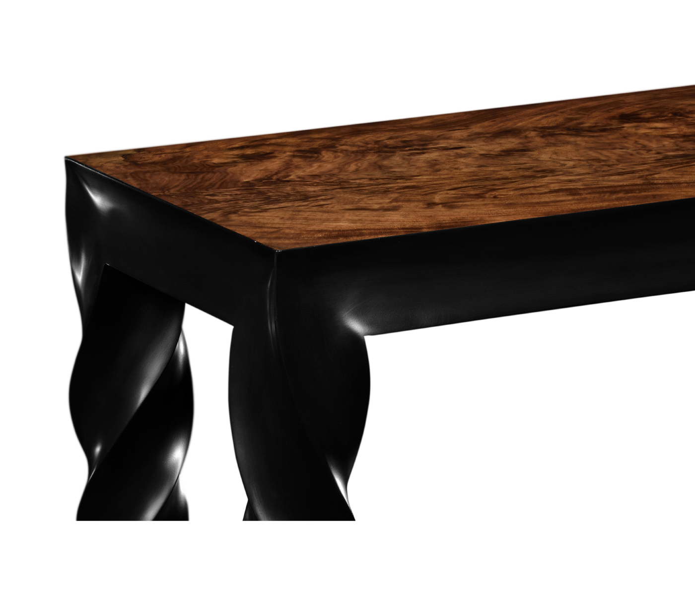 Black Barleytwist Console Table