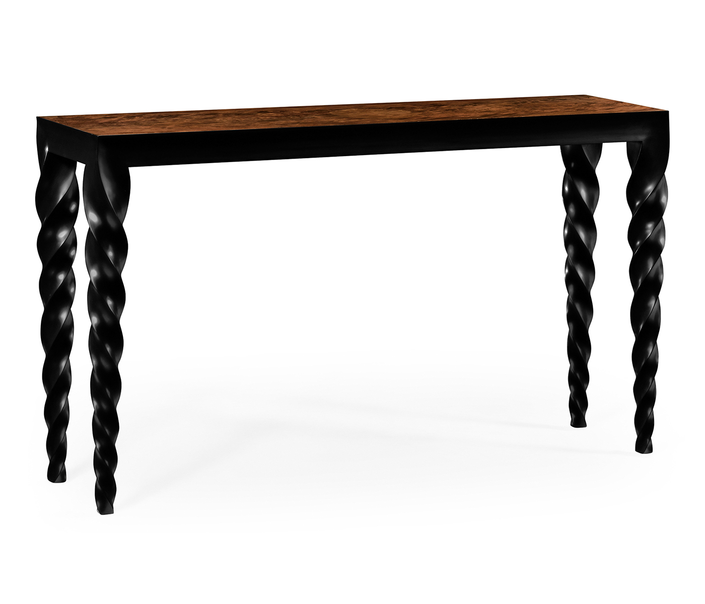 Black Barleytwist Console Table