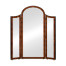 Art Deco style full length triple dressing mirror (Satin)