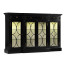 Traditional Four Door Breakfront Display Cabinet